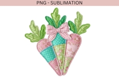 Patchwork carrots png design for T-shirts Product Image 2