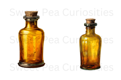 Vintage, Glass, Bottles, Ephemera, PNG, Clipart Product Image 2