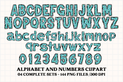 Easter Day Alphabet png clipart, easter day letters doodle Product Image 2