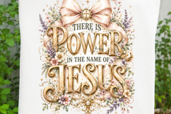 There Is Power In The Name Of Jesus Christian SVG Product Image 3