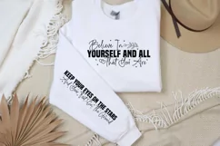 Believe in yourself and all that you are Sleeve SVG Product Image 2