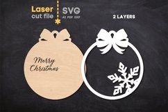 Christmas Tree Toy SVG laser cut file for Glowforge Product Image 3
