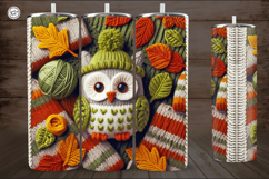 4 Knited Owl Seamless Tumbler Wrap 20 oz Product Image 3