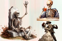 Skeleton Collection Sublimation, Halloween Skeleton Product Image 3