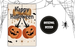 Fall Garden Flag Design, Cartoon Halloween Garden Flag Product Image 2