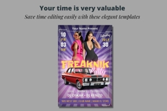 Freaknik Invitation, Freaknik Party Flyer, Day Party Flyer Product Image 2