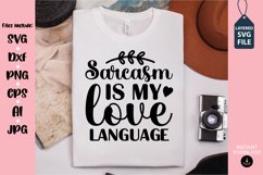 sarcastic svg design, funny sarcastic quotes design Product Image 1