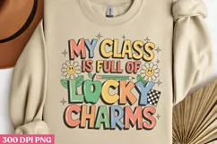 My class is full of lucky charms PNG, St Patricks Day Teache Product Image 3