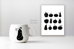 Witchy pumpkin silhouette svg, Celestial svg, Halloween svg Product Image 2