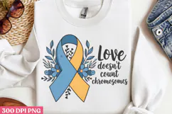 Love Doesn't Count PNG, Syndrome Sublimation PNG Product Image 3