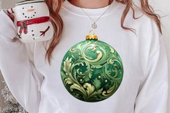 Christmas Bauble Sublimation Clipart, Christmas Bauble Product Image 2