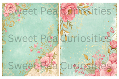 Shabby Chic, Flowers, Papers, Junk Journal Product Image 2