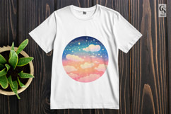 Magical Sky Clouds Clipart Sublimation PNG Product Image 2