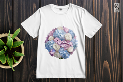 Pastel Floral Bouquet Clipart Sublimation PNG Product Image 2