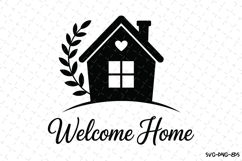 Welcome Home Svg | Christmas Svg | Svg Cut Files Product Image 1