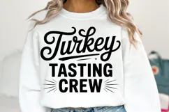 Turkey Tasting Crew Svg | Halloween Svg | Shirt Svg Product Image 1