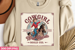 COWGIRL Wild Spirits PNG Product Image 3