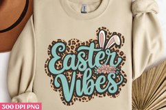 Easter Vibes PNG, Happy Easter Sublimation PN Product Image 2