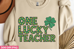 One Lucky Teacher PNG, St Patricks Day Sublimati Product Image 2