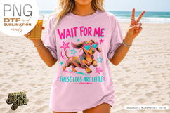 Wait for Me png, Funny Dachshund Dog Design DTF Product Image 2