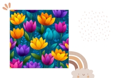 Tulips Pillow Case, Floral Pillow Designs Product Image 2