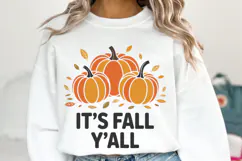 It's Fall Y'all Svg | Thanksgiving Svg | Shirt Svg Product Image 1