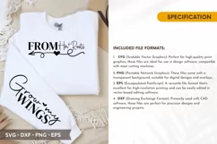 From Her Roots SVG - Mother's Day Sleeve T shirt De Product Image 2