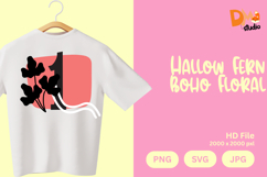 Hallow Fern Boho Floral Monogram Product Image 1