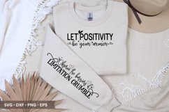 Positivity T-shirt Designs SVG Bundle, Sleeve T-shirt Product Image 8