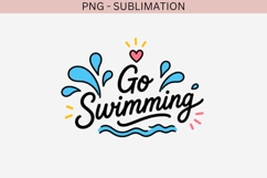 Go Swimming PNG | Summer Pool Clipart, Water Splash Product Image 2