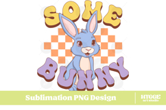 Easter Bunny Sublimation PNG Chick Farm Hip Hop Spring Joy Product Image 1