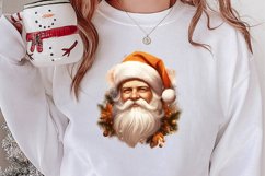 Gold Christmas Watercolor Clipart Sublimation, Christmas PNG Product Image 2