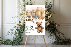 Baby Shower Welcome Sign Template 183 Product Image 2