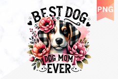 Best DOG Sublimation - Mother&#039;s Day Clipart PNG Design Product Image 1