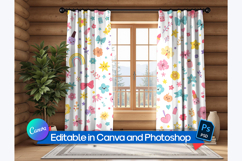 home decor curtain mockup Product Image 3
