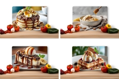 Waffles Cutting Board, Pancake PNG, Food PNG Product Image 2