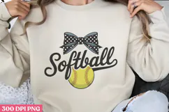 Softball PNG, Game Day Baseball Sublimation PNG Product Image 1