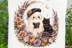 Black Cat Halloween Sublimation Design SVG Product Image 3