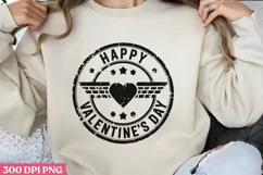 Happy Valentine's Day PNG, Valentines Day Stamps Clipart PNG Product Image 1