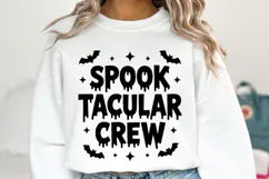 Spook Tacular Crew Svg | Halloween Svg | Shirt Svg Product Image 1