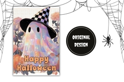 Glitter Halloween Garden Flag, Welcome Garden Flag Product Image 2