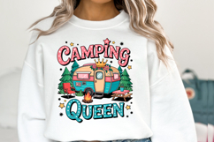 Camping Queen svg | Svg Files for Cricut | Shirt Svg Product Image 1