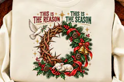 4 Christian Christmas Shirt Designs, 4 Nativity Faith Quote Product Image 2