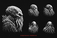 10 Bundle Dark Art Cthulhu Beast Monster Creature Octopus Product Image 3