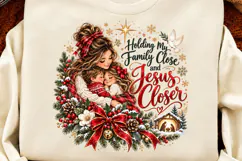 4 Christian Mom Christmas PNG Designs, 4 Faith Based Christm Product Image 2