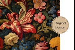 Artistic Flowers Sublimation Design 20 oz, Froral Tumbler Product Image 2