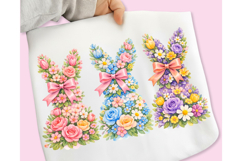 Brushstroke Easter Bunny PNG, Happy Easter PNG, Easter Bunny Product Image 5