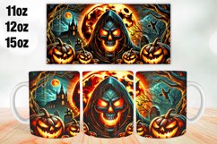Halloween Mug Wrap Sublimation 11oz, 12oz, 15oz Product Image 1