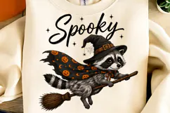 Spooky Jimothy Raccoon Halloween PNG, Trendy Halloween PNG Product Image 4