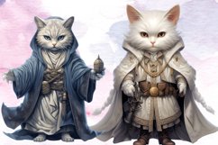 Halloween Ghost Cat Sublimation Clipart, Halloween Ghost Cat Product Image 3